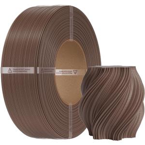 Creality PETG Filament Refill 1.75mm 1KG, No-Spool for Bambu Lab Reusable Spools, 3D Printer Filament High Precision 0.02mm, Odorless & Moistureproof, Brown