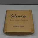 Selamica Ceramic Dessert Plates Set of 6, 6 Inch Mini Dinner Plates for Cake Snacks Side Dish, Microwave & Dishwasher Safe (Assorted Colors)