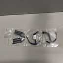 Steering Wheel Cover Trim Interior Accessories Decoration Kit for 2015-2024 Dodge Challenger Charger, for 2014-2024 Dodge Durango & Jeep Grand Cherokee SRT8 (Black 3PCS)