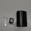 2025 AI Portable Fan Rechargeable, 4 Speeds 6600RPM Strong Airflow, Personal Waist Fan with up to 25H of Working Time, Hands-Free Hanging Neck Fan, Wearable Belt Fan for Camping, Outdoor, Jobsite (Black)