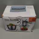 KOIOS Food Processor, 500W Electric Food Chopper with 2 Bowls (8 Cup+8 Cup) & 2 Bi-Level Blades&, Small Electric Grinder Meat Processor for Nuts, Meat, Onion, Garlic, Baby Food, Blue