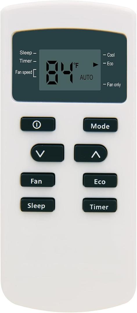Replacement Remote Control for Frigidaire AC Air Conditioner Remote Control YX1F8F YX1F9F 5304515943 66129926904 66129926905 FFRA0522U FFRA0522U1 FFRA0622U1 FFRA0622U10 FFRA0622U1E FFRA0622U1E0
