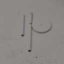 RRM Toilet Paper Holder Stand, Bathroom Free Standing Toilet Paper Holder with Reserve Storage 3-4 Toilet Paper Rolls, 22-inch Stainless Steel Toilet Paper Holder Stand (White)