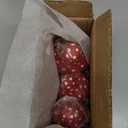 Mie Creations Wooden Mushroom Decor Figurines Set of 3, Aesthetic Mushroom Decor for Outdoor Garden Yard, Table Centerpieces, Home Shelf, Office Desk, Wood Decorative Christmas Sculptures- Red Dotted