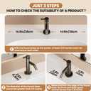 2 x Faucet Mat for Kitchen Sink,Super Absorbent Diatomite faucet mat, Quick Drying Stone Sink Tray, Faucet Splash Guard for Kitchen,Bathroom Counter (White, 30"4")