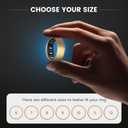 sylacor Ring Cover Compatible with Ringconn Gen 2, Durable Scratch-Resistant TPU Protecter for Women Men for Gym and Working Out (3 Clear, Size 9)