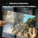 Vinyl Album Covers: 12" LP Vinyl Record Protective Sleeves | Crystal Clear & Durable 3 Mil Thick Record Outer Sleeves, 100 Pcs