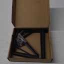 Heavy Duty Window Box Brackets, Adjustable Flower Planter Box Brackets for Railings & Walls, 5mm Reinforced Brace, Enhanced Bottom Support for Balconies, Fences, Gardens, 200LB CAP(2 Packs)