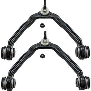 Detroit Axle - Front Upper Control Arms for Chevy GMC Sierra Silverado Yukon XL Avalanche 1500 Tahoe Cadillac Escalade ESV EXT, Replacement 2 Upper Control Arms w/Ball Joints Pair Set