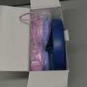 2 Pack Kids Headphones with Sharing Splitter, Stereo Sound Over-Ear Wired Headphones for Kids, Comfortable Fit, Foldable,Tangle-Free 3.5mm Jack Heaphones for School Tablet/Laptop/Computer (Blue+Pink)