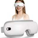 Pinailon Eye Massager with Heat, Massaging Eye Mask with Heating & Music, Facial Massager,Relaxing Eye Care Headache Massager Equipment for Migraines Relax Eyeris for Her Him