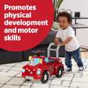 Radio Flyer Tinker Truck, for Toddlers 1-3, 3-in-1 Push Walker Ride On Car with 20 Sensory Activities, Anti-Tip Feature, Under-Seat Storage, Lights and Sounds, 42 lb Capacity, Toddler Ride On Toys