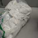 Cream Semi Sheer Textured Linen Curtains 84 Inches Length Long, 2 Panels Set for Bedroom Dining Living Room, Back Tab, Rod Pocket, Clip Rings Light Filtering Window Drapes, W52 x L84, Natural