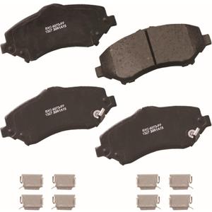 Bendix Premium SBC1327 Ceramic Front Brake Pads fits Chrysler Town & Country, Dodge Grand Caravan, Journey, Nitro, Jeep Liberty, Wrangler, JK, Ram C/V, Volkswagen Routan (Models With 302mm Rotors)