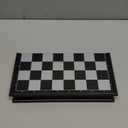 Chess Armory Magnetic 9.5 Inches Travel Chess Set - Folding Board with Storage Box & 2 Extra Queen.