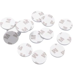 Double Sided Adhesive Pads,Round Sticky Pads Heavy Duty,Strong Mounting Tape,Pre-Cut Foam Pads, Waterproof for Walls Picture, Car, Home, Office (2 x 25mm)