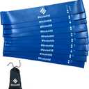 Resistance Loop Exercise Bands-5/10 Pack-10/12 Inch Stretch Bands for Working Out with Carry Bag-Elastic Bands for Physical Therapy, Rehab, Yoga, Pilates and Strength Training at Home or Gym