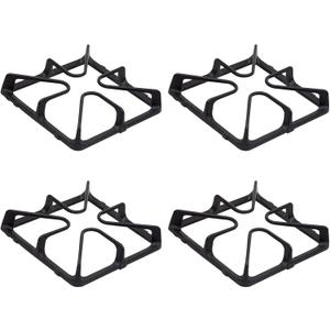 WB31K10034 Burner Grates for Gas Stoves Compatible with GE Gas Stove Range for General Electric Gas Stove Top Surface Grate Cast Iron Rack-4Pack