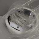 Storage Ottoman Round Footrest Stool, Vanity Chair Faux Teddy Fur with Storage, Dressing Table Seat, Modern Multifunctional Chairs,12.6" x12.6"x17.4",Cream White UASND51W