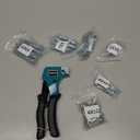 LIBRATON Molly Bolts for Drywall & Plaster Walls (0.12"-1.52"), 30PCS in 6 Sizes with Setting Tool, Heavy Duty Hollow Wall Metal Anchors Screws Kit, Holds Up to 65lbs, for TV, Shelf, Mirror