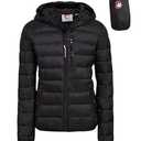 CANADA WEATHER GEAR Women's Puffer Jacket - Packable Bubble Coat, Water Resistant Outerwear Jackets for Women (XXS-M), Size Medium, Black Matte