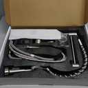 OWOFAN Kitchen Faucet with Pull Down Sprayer Brushed Nickel Stainless Steel 1 Handle Pull Out Spring Sink Faucets 1 Hole Or 3 Hole Dual Function for Farmhouse Camper Laundry Utility Rv Wet Bar