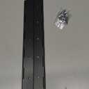 2-Pack 12-Inch Black Stainless Steel Heavy Duty Continuous & Piano Hinge, 2" Open Width Piano Boat Hinges, with Pre-Drilled Holes and Screws, Ideal for Piano Cabinets ane Wooden Box.