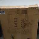 HOPERAN Heated Stadium Seats for Bleachers with Back Support and Wide Cushion, Extra Portable Bleacher Seat Foldable Stadium Chair, USB 3 Levels of Heat, 5 Pockets for Outdoor Camping Games Sports (2pc Black)