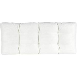 Klear Vu The Gripper Omega Non-Slip Tufted Bench Cushion for Indoor Furniture, Entryway Storage, Bay Window, Corner Nook or Piano Seat, 33 Inches, 01 Ivory