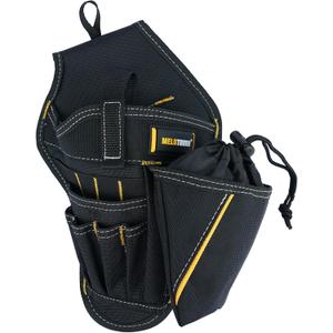 MELOTOUGH Drill Holster Impact Driver Holster with Bit Pouch Heavy Duty Impact Holster for Tool Belt, Right