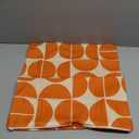 Orange Mid Century Pillow Covers 70s 80s Retro Throw Pillow Covers Morden Abstract Geometric Decorative Square Cushion Case for Sofa Bedroom Car 16x16 Inch