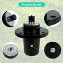 IDEASURE 607407 604255 Lawn Mower Deck Spindle Compatible with Hustler ATZ Super S Super Z X One Zero Turn Mower, Fit for 36" - 72" Deck, 3 Pack