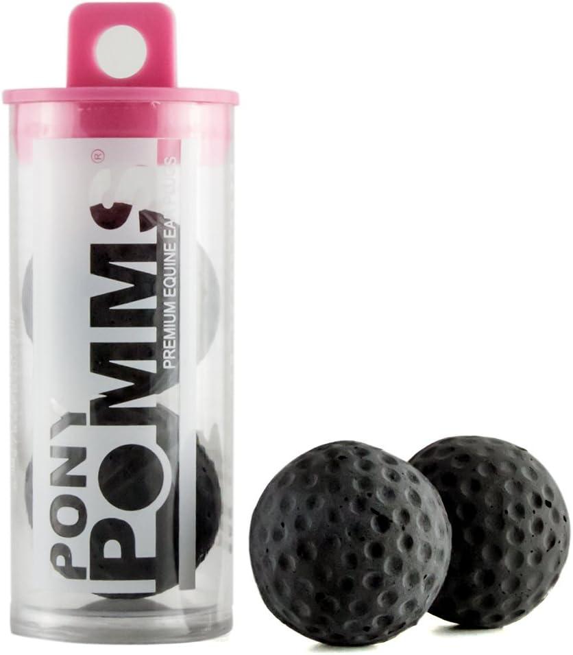 POMMS Pony Horse Foam Ear Plugs Balls Muffles Clipping Training Riding Showing (Pony Size)