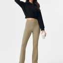 AFITNE Women's Flare Leggings High Waist Yoga Pants with Pockets Tummy Control Workout Casual Bootcut Pants (S)