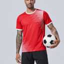 Liberty Imports 5 Pack Men's Active Quick Dry Crew Neck T Shirts (M)