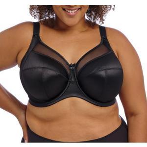 Goddess Women's Plus Size Keira Underwire Banded Bra (Black) 40N