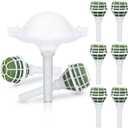 Thyle 7 Pcs Flower Bouquet Holder Foam Floral Handle Wedding Supplies Bridal Bouquet Kit for Wedding Flower DIY Floral Arrangements Decoration