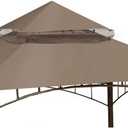 Ontheway Winds Replacement Canopy for Target Madaga Gazebo (Dark Khaki)