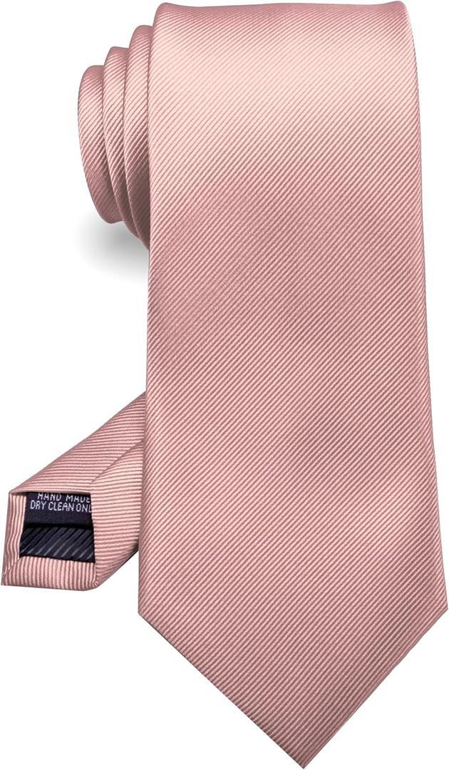 Solid Color Tie Formal Necktie for Men