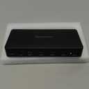 USB C Laptop Docking Station Dual Monitor, 15 in 1 Multiport Adapter with 4K Triple Display Compatible for MacBook/Dell/HP/Lenovo (2 HDMI, DP, VGA, USB Ports, RJ45, SD/TF, Mic/Audio, PD) Dark Black