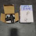 High Pressure Handheld Shower Head with Switch, Shower Wand with Shut Off Button, Removable Camper Shower Head with Hose and Adjustable Angle Bracket (Matte Black)