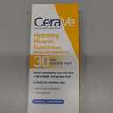 CeraVe Hydrating Mineral Sunscreen SPF 30 with Sheer Tint, Tinted Mineral Sunscreen with Zinc Oxide & Titanium Dioxide, Blends Seamlessly For Healthy Glow, Medium, 1.7 Fluid Ounce
