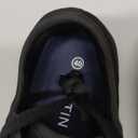 WHITIN Men's Wide Genuine Leather Barefoot Shoes | Minimalist Fashion Sneakers | Zero Drop Sole, Size: 7W, All Black