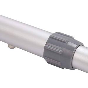 Aluminium Telescopic Pole 12ft Length 9 Section Extension Rod for House Cleaning High Reach Dusting Window Washing Silver
