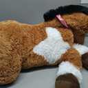 MaoGoLan Large Horse Stuffed Animal, Big Horse Plush Toy for Girl Boy, Ridable Stuffy Pony for Kid, Stuffed Pony Plush Pillow for Baby Shower, Mother's Day Birthday Gifts, Party Favor Decor, 47 inches