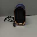 QQT Space heater,Portable PTC Ceramic Space Heater for Indoor Use,Quiet Desk Heater for Office,Energy-Saving Bathroom Heater,Tipping and Overheating Protection,Suitable for Office,Bedroom (Blue)