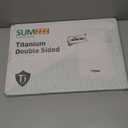 Titanium Cutting Board for Kitchen, Cutting Board Double Sided Food Grade, Pure Titanium/PP, Easy to Clean Large Size 16”×10”