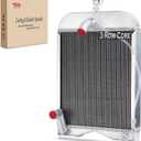 Ford 8N Radiator, 9N Tractor Radiator, Radiator Compatible with Ford 2N 8N 9N Tractor 8N8005, 3 Row Aluminum Core