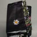 Horaldaily Spring Tablecloth 5270 Inch Rectangular, Black Wild Flower Daisy Washable Seasonal Table Cover for Party Picnic Dinner Decor