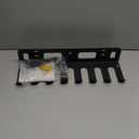 KHAMAL Multi-Purpose Gym Equipment Storage Rack for Resistance Bands - Gym Wall Storage for Exercise Bands, Yoga mat, Jump Ropes, Weight Belts, Straps, Hula Hoop (Black White)